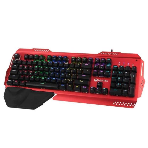 MEETION MK20 MEHANIČKA METALNA RGB Tastatura, CRVENA - EP3253419