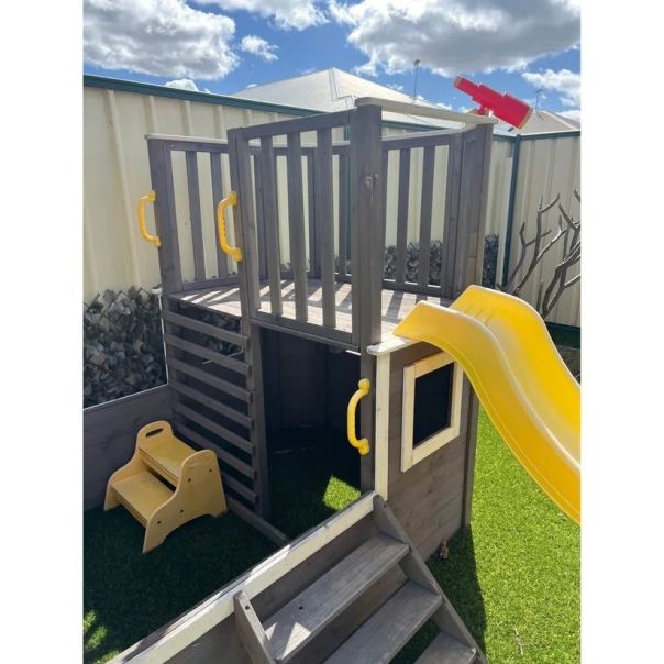 Dečija drvena penjalica Piratski brod sa toboganom i peskarnikom KINDER HOME - EP2882603