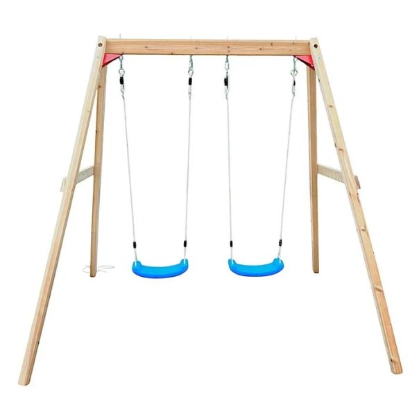 Dečija drvena ljuljaška KINDER HOME za baštu, dupla - C673