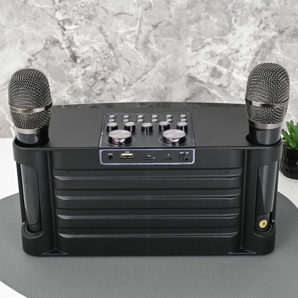 Bluetooth zvucnik sa mikrofonom YS201 crni - 214332