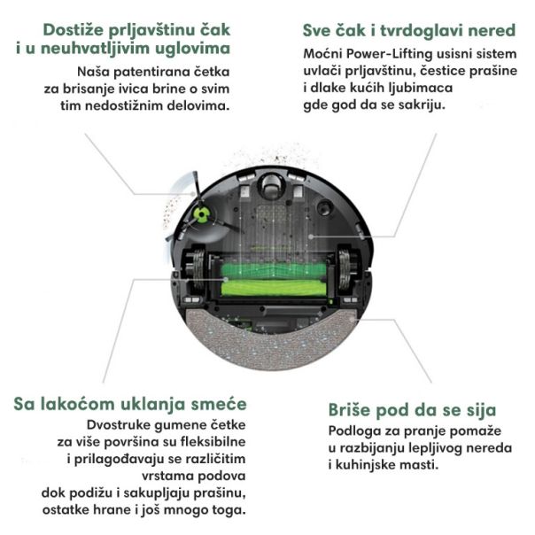 iROBOT Robot usisivač i brisač Roomba Combo j7+ - C755840