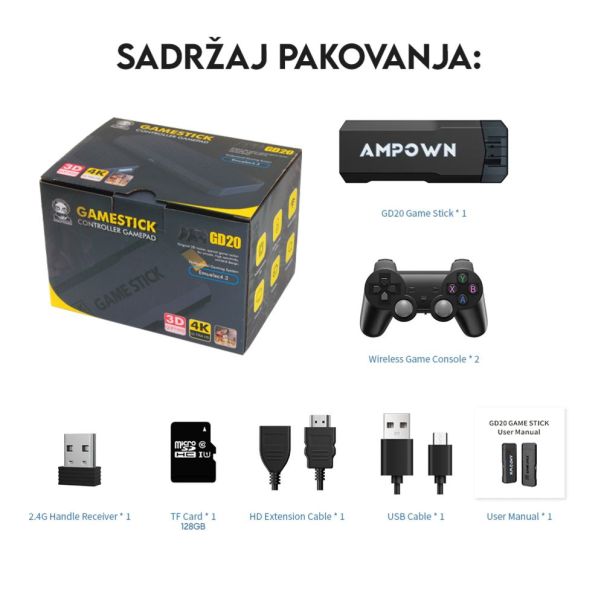 Konzola za igranje GD20 128GB - 211100