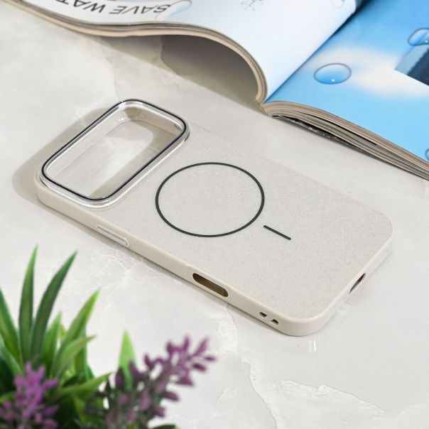 Maska za iPhone 17 Pro Max 6.9 Magsafe Sparkle Dust srebrna - 222941