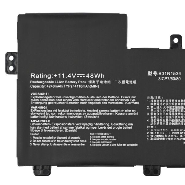 Baterija za laptop Asus Zenbook UX510 UX510UW UX510UX B31N1534 Series HQ2200 M - 223645