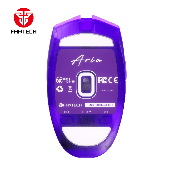 FANTECH Gejmerski miš wireless XD7 ARIA Atomic Ljubicasti - 213763