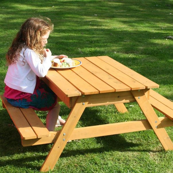 KINDER HOME Baštenska garnitura KINDER HOME 2 u 1, Dečiji piknik sto i pesak - C986