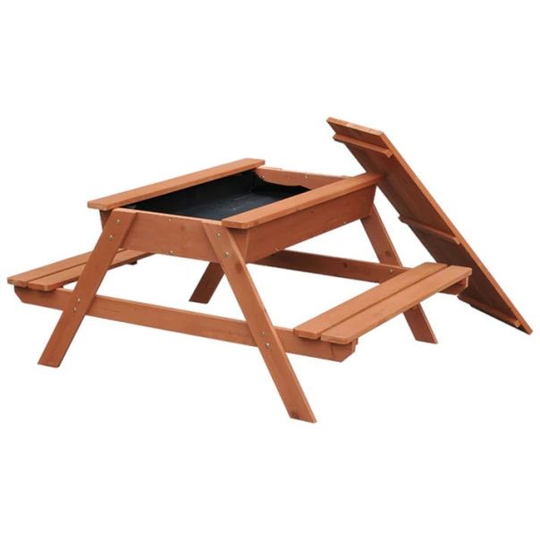 KINDER HOME Baštenska garnitura KINDER HOME 2 u 1, Dečiji piknik sto i pesak - C986