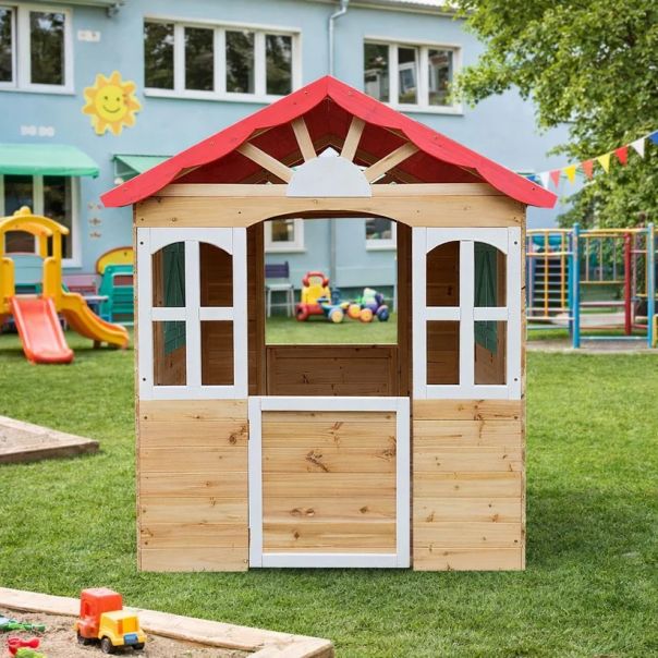 Dečija drvena kućica za igru na otvorenom KINDER HOME - EP2988389