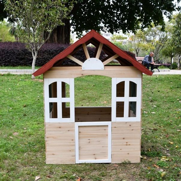Dečija drvena kućica za igru na otvorenom KINDER HOME - EP2988389