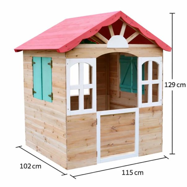 Dečija drvena kućica za igru na otvorenom KINDER HOME - EP2988389