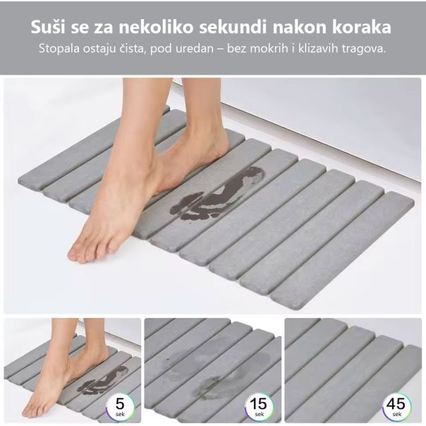 Višenamenska prostirka 30*40 za kupatilo i kuhinju sa brzoupijajućim efektom - 1249-1-1-1