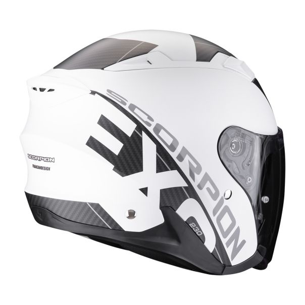 SCORPION Exo-230 qr matt white-black - 15SCO23461201