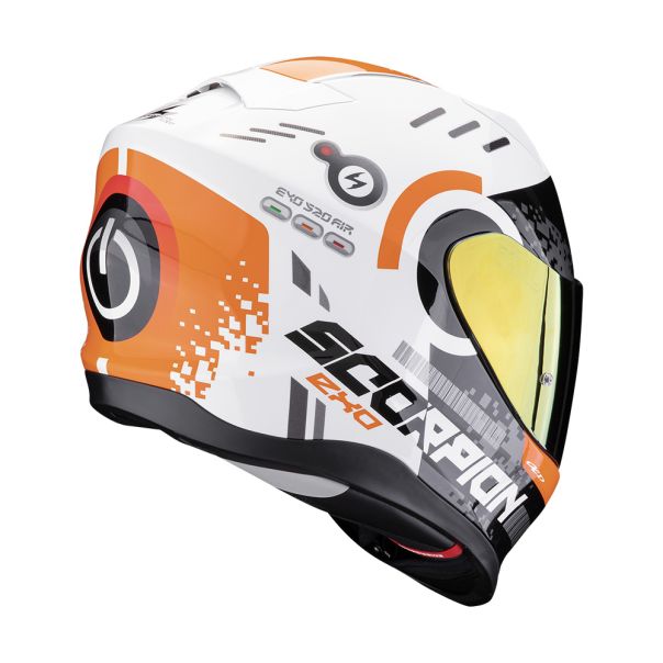 SCORPION Exo-520 evo air titan white-orange - 15SCO172448331