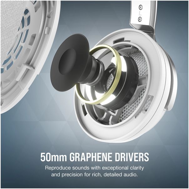 CORSAIR Gaming žične slušalice Virtuoso CA-9011371-EU, bela - CA-9011371-EU