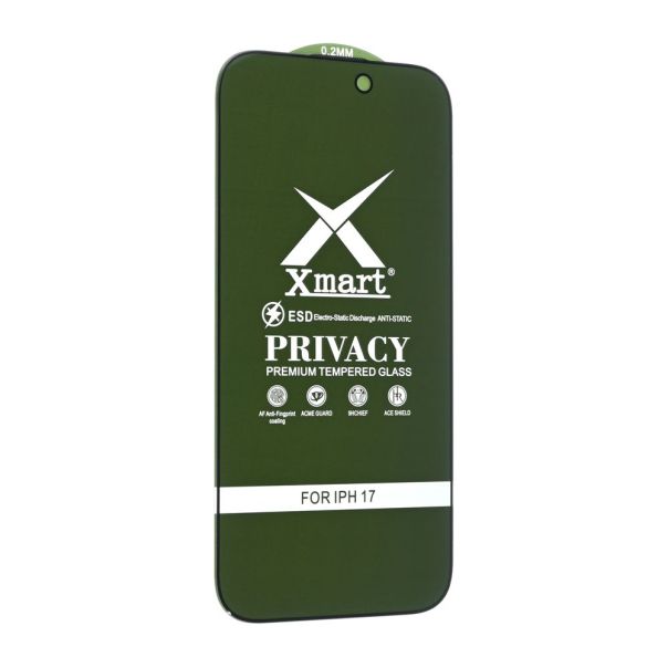 Zastitno staklo Tempered glass X mart 9D Privacy za iPhone 17 6.3 - EP3009402