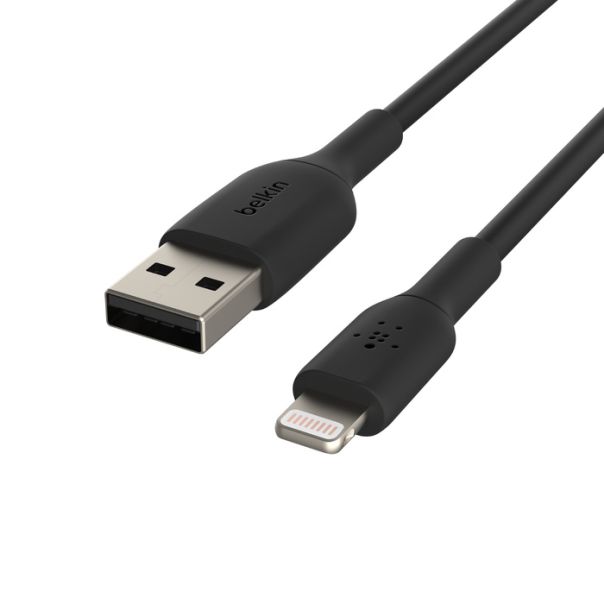 BELKIN Kabl USB-A na Lightning, CAA001BT0MBK 0.15m, crna - CAA001BT0MBK