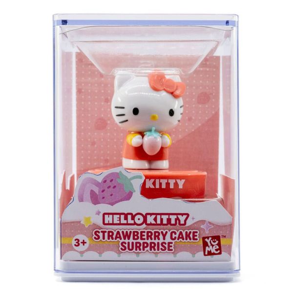 YuMe Toys Hello Kitty and Friends - Strawberry Cake Surprise Capsule - Hello Kitty - EP3252440