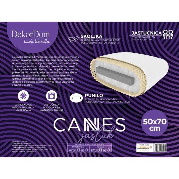 DEKOR DOM Jastuk 50x70cm Cannes - 023557-1-1