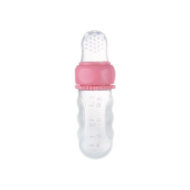 CANPOL Babies silikonska mljackalica 56/110 - pink - 56-110_pin