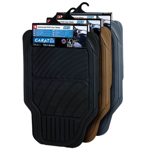 SUMEX Univerzalne gumene patosnice carat 4kom crne - CARAT20