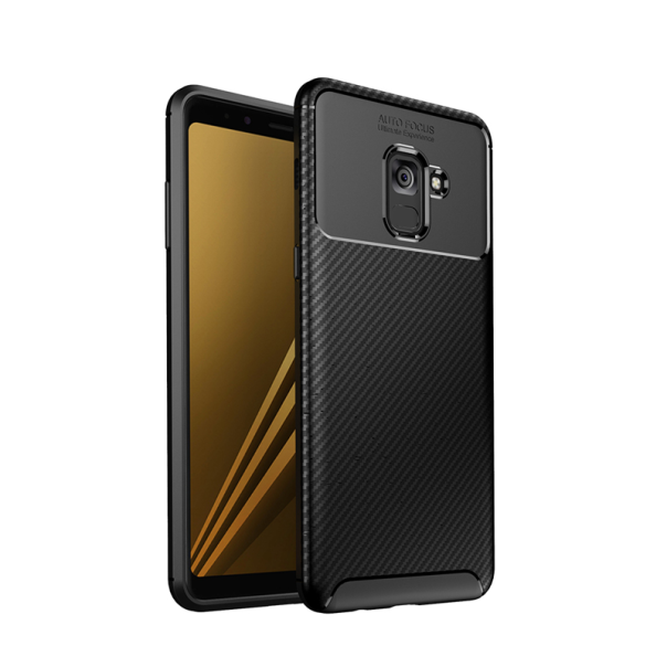 Maska za Samsung A8 Plus/ A730F (2018) crna Carbon Defender - 026925