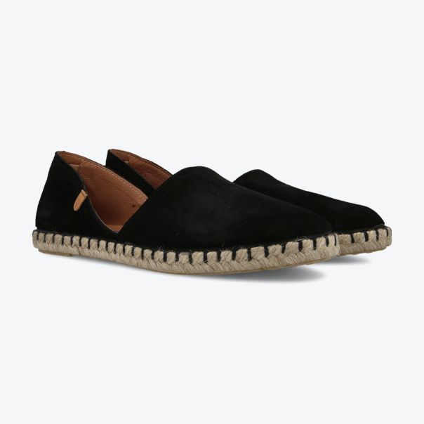 VERBENAS Espadrile Carmen Serraje Negro W - CARMEN SERRAJE NEGRO