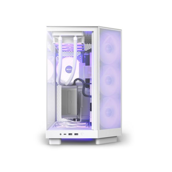 NZXT Kućište H6 Flow RGB CC-H61FW-R1, bela - CAS02316