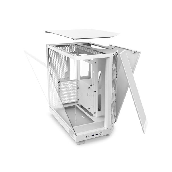 NZXT Kućište H6 Flow RGB CC-H61FW-R1, bela - CAS02316