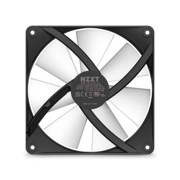NZXT Ventilator F140RGB Core 140mm RF-C14SF-B1, crna - CAS02347
