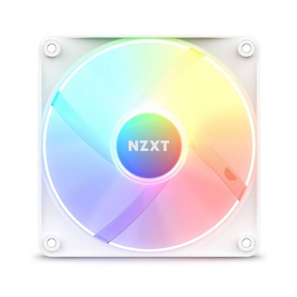 NZXT Ventilator F140RGB Core 140mm RF-C14SF-W1, bela - CAS02348