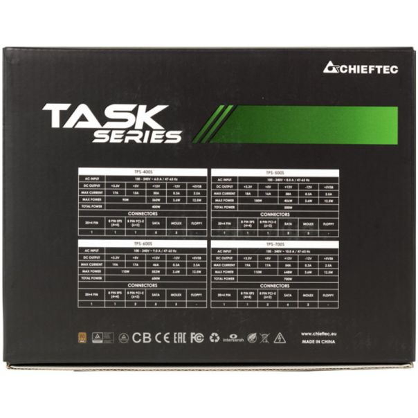 CHIEFTEC TPS-700S 700W 80Plus Bronze Napajanje - EP1423425