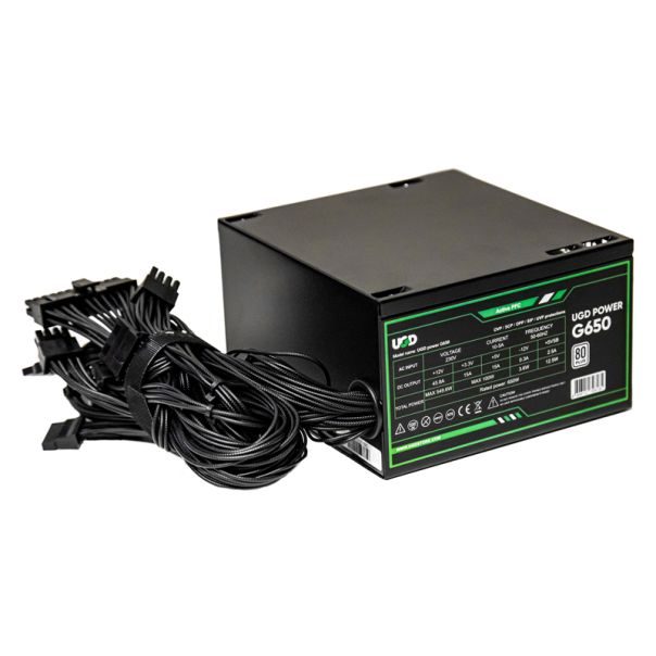 UGD power G650 PFC black napajanje 12cm BOX - PWN002382A00000