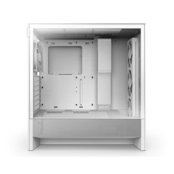 NZXT Gaming kućište H5 Flow RGB CC-H52FW-R1, bela - CAS02580