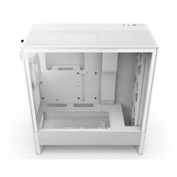 NZXT Gaming kućište H5 Flow RGB CC-H52FW-R1, bela - CAS02580