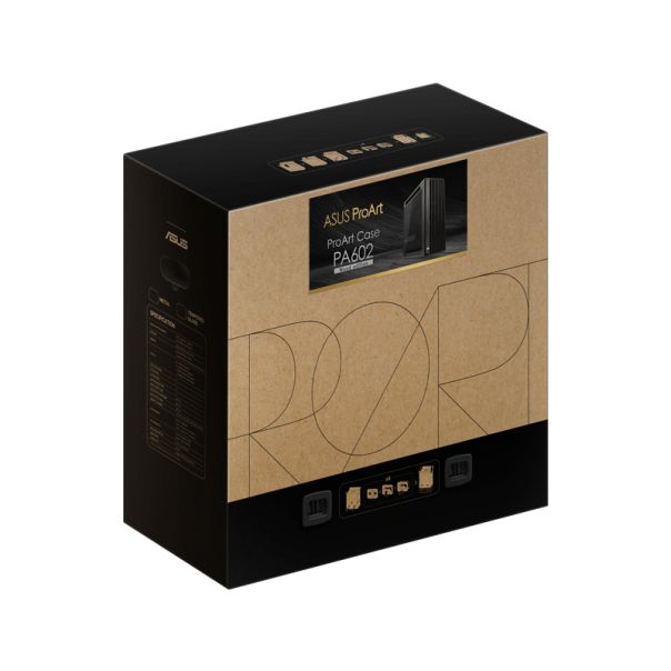 ASUS PROART PA602 WOOD TG PWM BLACK kućište crno - CAS02605