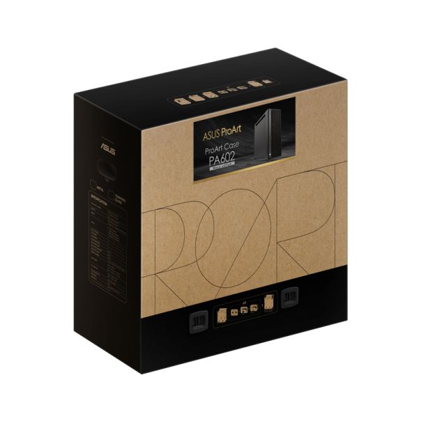 ASUS Kućište PROART PA602 WOOD METAL PWM, crna - CAS02606
