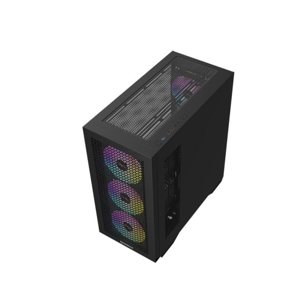 RAIDMAX Kućište Meshiah X605 Full Tower 4 x ARGB fan/Crni/X605TBF - CAS02619