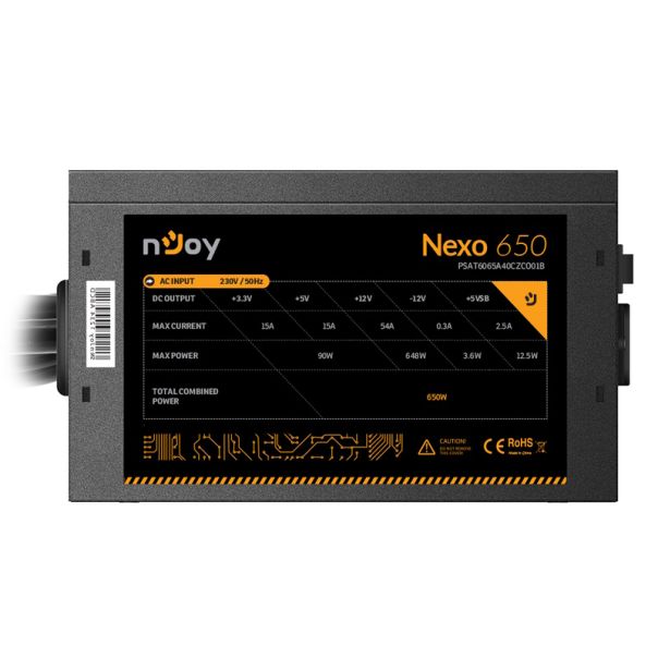 NJOY Nexo 650 650W Napajanje (PSAT6065A40CZCO01B) - EP2025377
