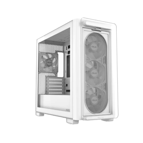 ASUS Kućište A23 Plus TG ARGB micro-ATX, bela - CAS02650