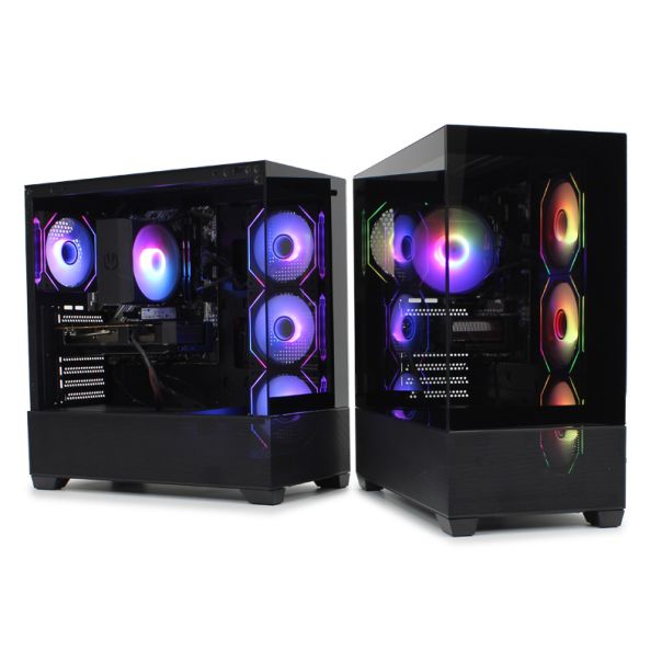 IG-MAX Kućište X218B-4F Black Horizon glass - CAS02683