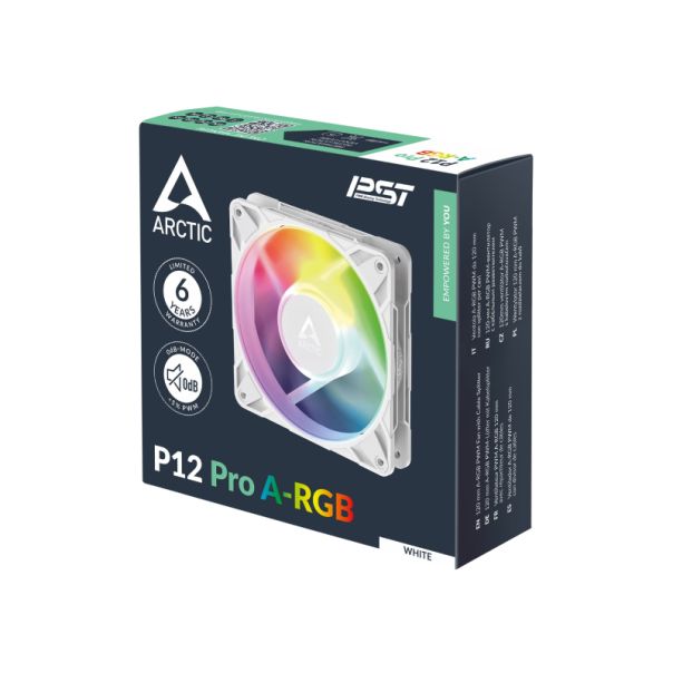 ARCTIC P12 Pro A-RGB 120mm ventilator beli (ACFAN00311A) - EP3061621