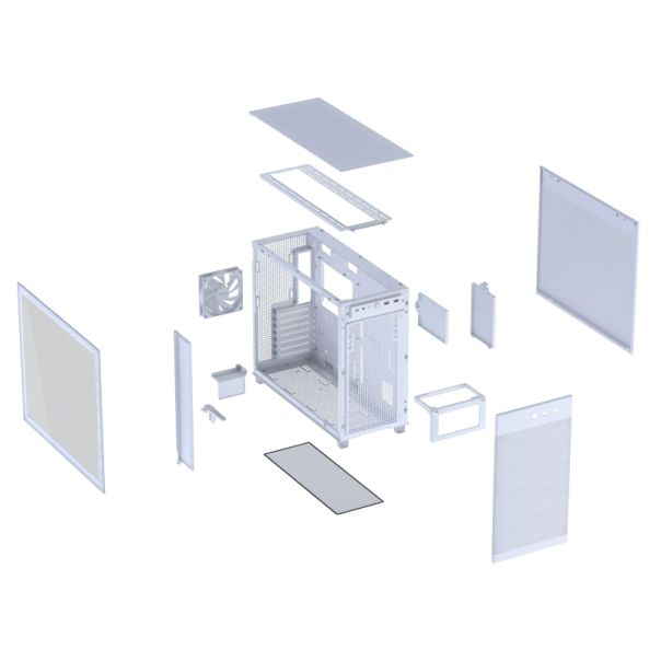 ASUS PRIME AP303 TG WHITE micro-ATX kućište belo - EP3059389
