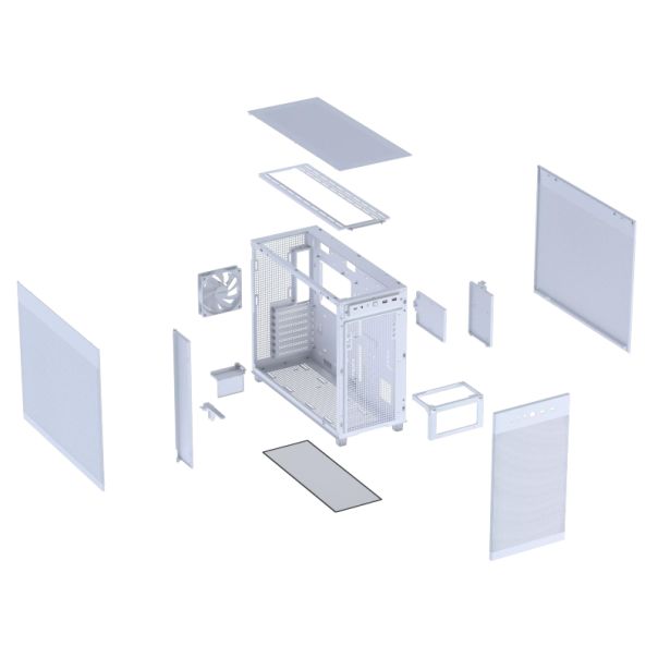 ASUS PRIME AP303 MESH WHITE micro-ATX kućište belo - EP3059404