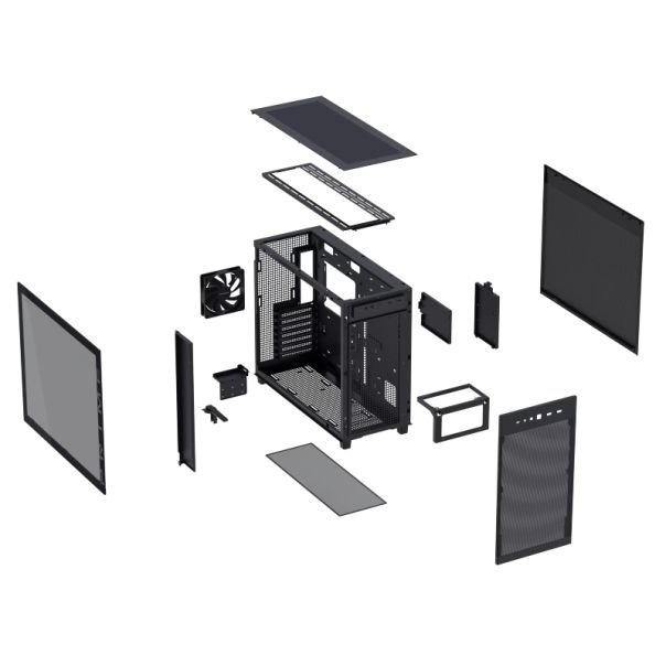 ASUS PRIME AP303 TG BLACK micro-ATX kućište crno - EP3061612