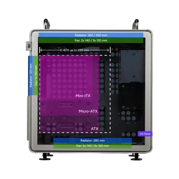 COOLER MASTER Modularno kućište Qube 540 Moonstone Q540-LGNN-S00 - EP2880896