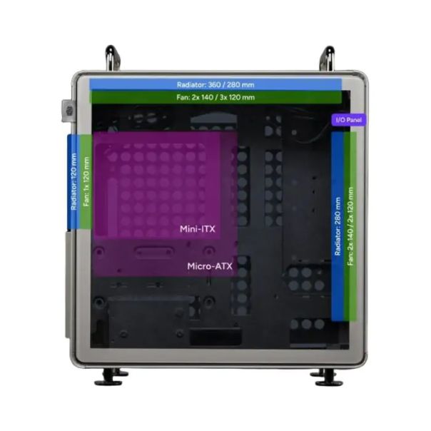 COOLER MASTER Modularno kućište Qube 540 Moonstone Q540-LGNN-S00 - EP2880896