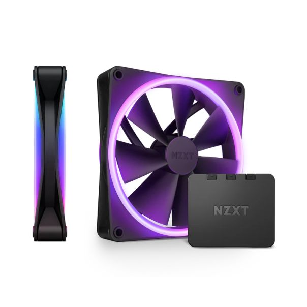 NZXT F140 RGB Duo Twin Pack 140mm ventilator crni (RF-D14DF-B1) - EP3168272