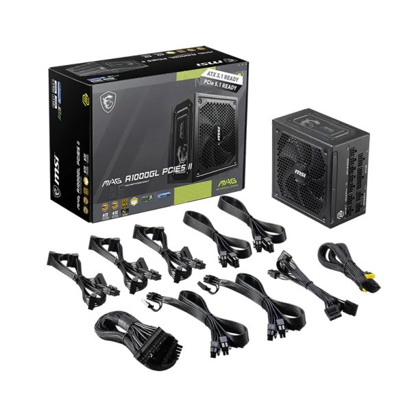 MSI MAG A1000GL PCIE5 II 1000W napajanje 7Y - EP3202598