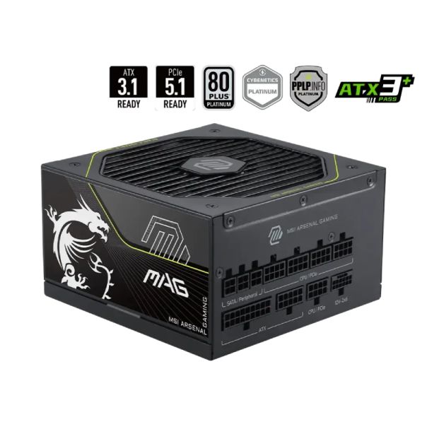 MSI MAG A1000PLS PCIE5 1000W napajanje - EP3216560