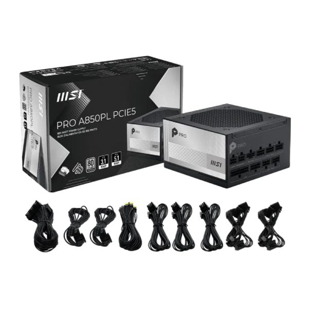 MSI PRO A850PL PCIE5 850W napajanje - EP3216575